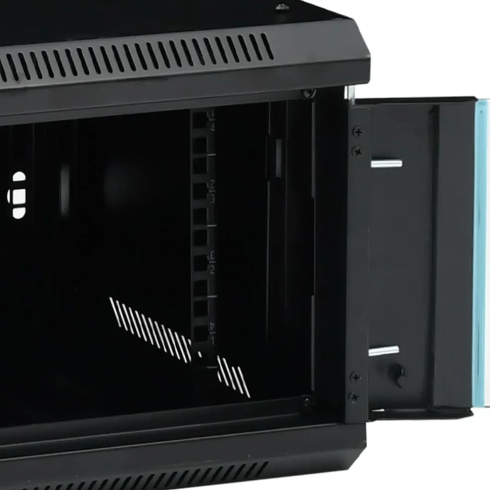vidaXL Netwerkkast voor aan de muur 9U 19" IP20 600x450x510 mm