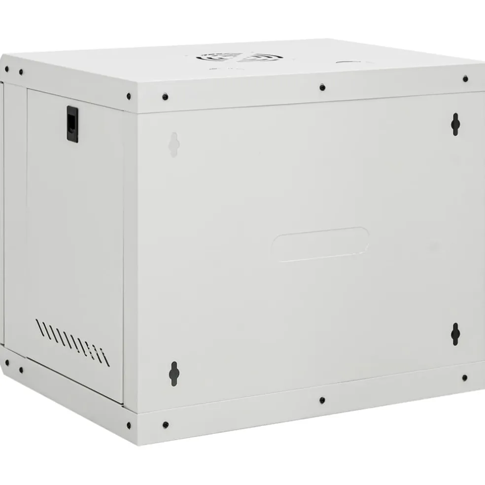 vidaXL Netwerkkast wandgemonteerd 9U 19" IP20 53x40x45 cm