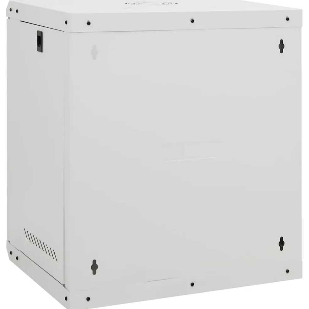 vidaXL Netwerkkast wandgemonteerd 12U 19" IP20 53x40x60 cm