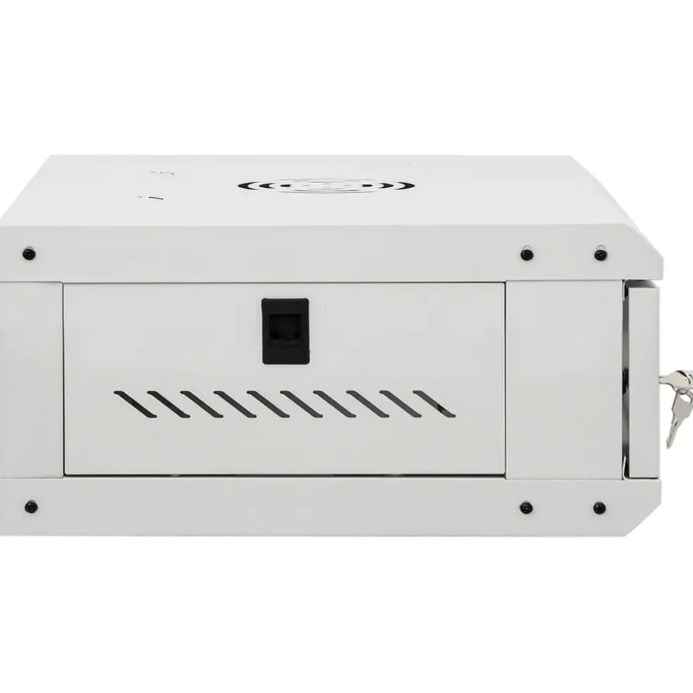 vidaXL Netwerkkast wandgemonteerd 4U 19" IP20 53x40x21 cm
