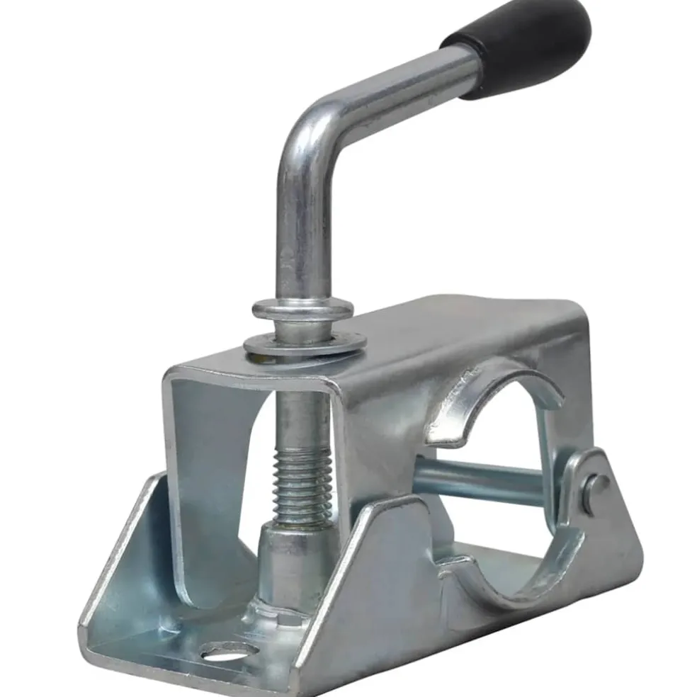 vidaXL Neuswiel met 2 staanders en 2 spanklemmen 60 mm