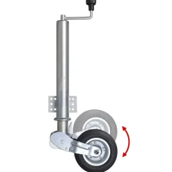 vidaXL Neuswiel robuust inklapbaar 60 mm