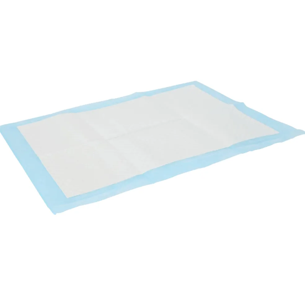 vidaXL Niet-geweven stof huisdier trainingspad 50 st Blauw en Wit
