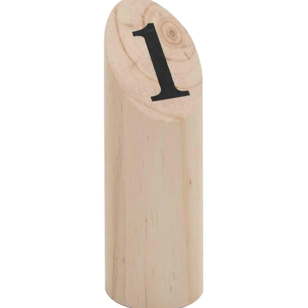 vidaXL Nummer Kubb spelset hout