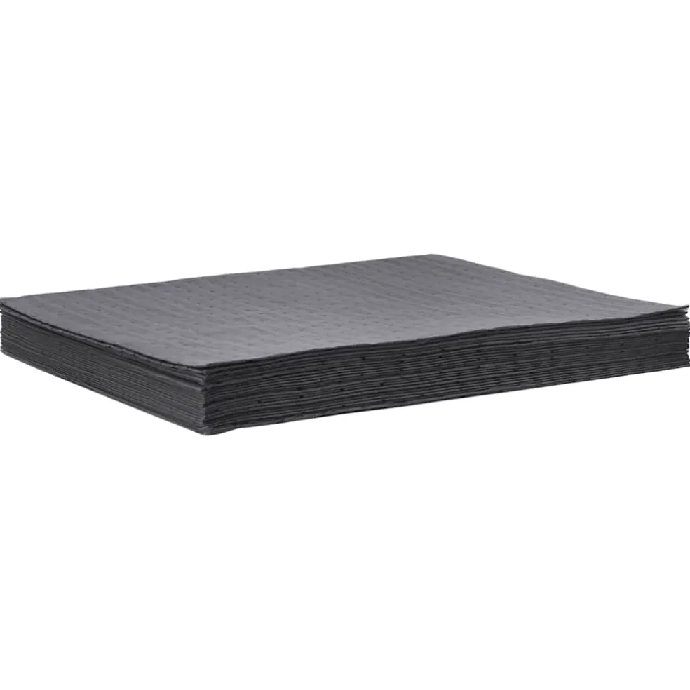 vidaXL Olie-absorberende pads 25 st 40x50 cm grijs