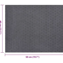 vidaXL Olie-absorberende pads 25 st 40x50 cm grijs