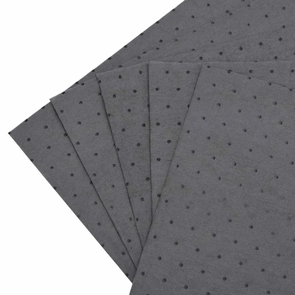vidaXL Olie-absorberende pads 25 st 40x50 cm grijs