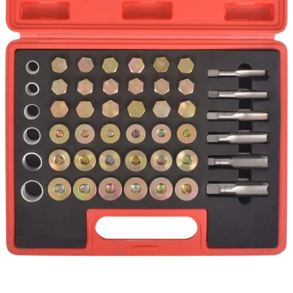 vidaXL Olieaftapplugdraad reparatieset