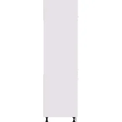 vidaXL Ombouwkast voor koelkast Lyon 60x57x207 cm bewerkt hout wit