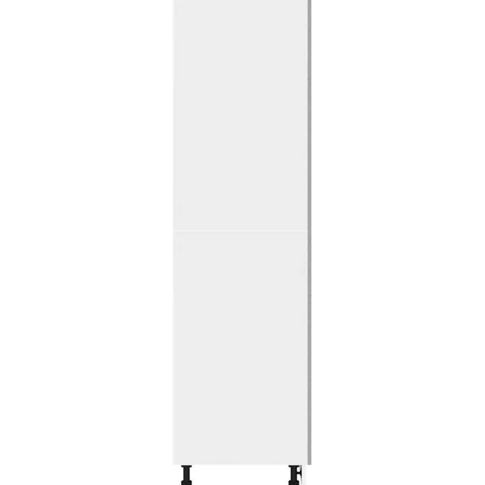 vidaXL Ombouwkast voor koelkast Lyon 60x57x207 cm bewerkt hout betongrijs