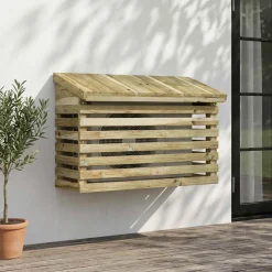 vidaXL Omkasting voor airconditioner 90x40x60 cm Geïmpregneerd grenenhout