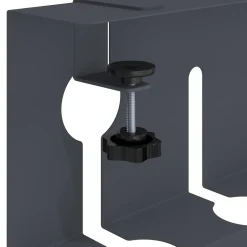 vidaXL Onder bureaublad kabelmanagement tray 2 st Antracietkleurig