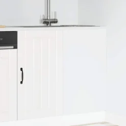 vidaXL Onderkast Lucca bewerkt hout wit
