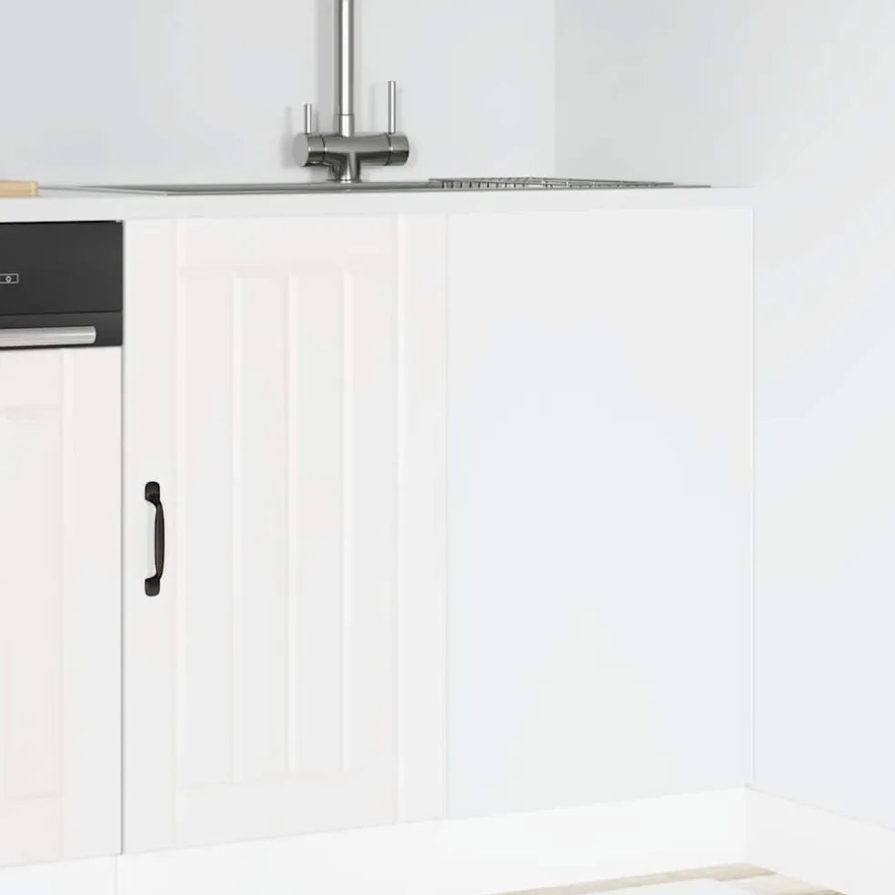 vidaXL Onderkast Lucca bewerkt hout wit