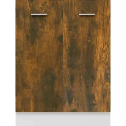 vidaXL Onderkast Lyon 60x46x81,5 cm bewerkt hout gerookt eikenkleurig
