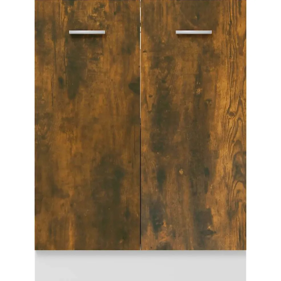 vidaXL Onderkast Lyon 60x46x81,5 cm bewerkt hout gerookt eikenkleurig