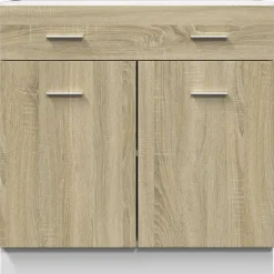 vidaXL Onderkast met lade Lyon 80x46x81,5 cm sonoma eikenkleurig