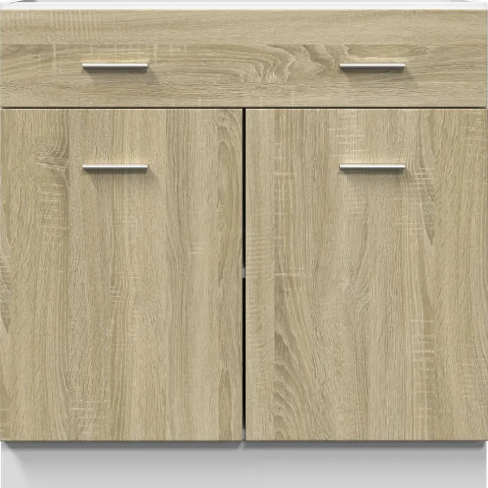 vidaXL Onderkast met lade Lyon 80x46x81,5 cm sonoma eikenkleurig