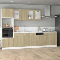 vidaXL Onderkast met lade Lyon 80x46x81,5 cm sonoma eikenkleurig