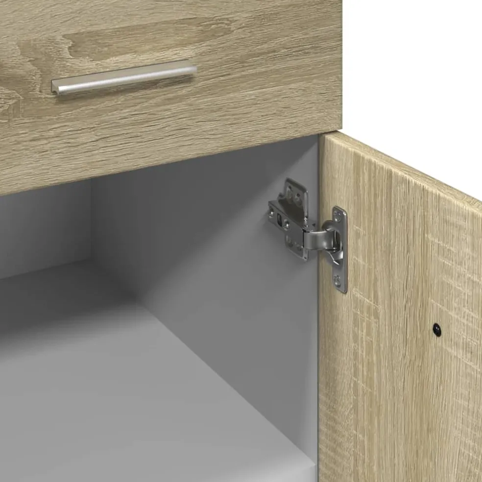 vidaXL Onderkast met lade Lyon 80x46x81,5 cm sonoma eikenkleurig