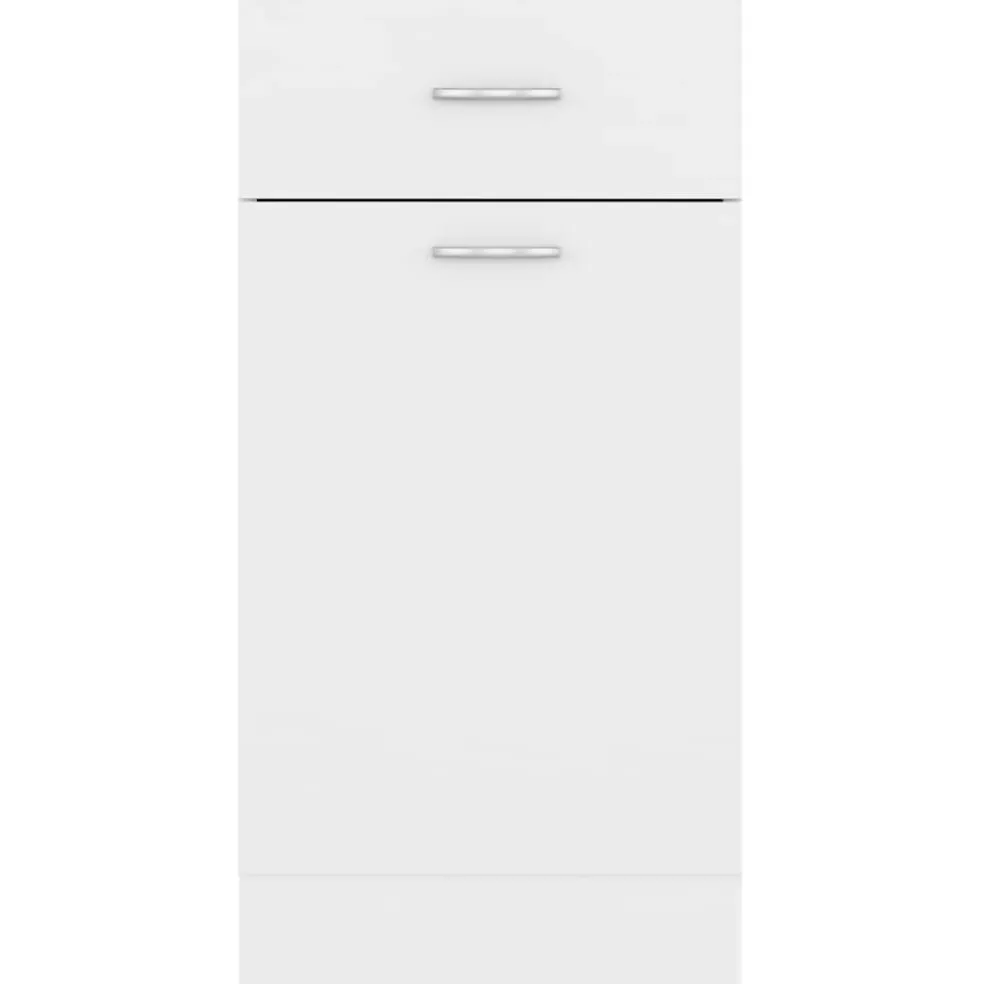 vidaXL Onderkast met lade Lyon 40x46x81,5 cm bewerkt hout wit