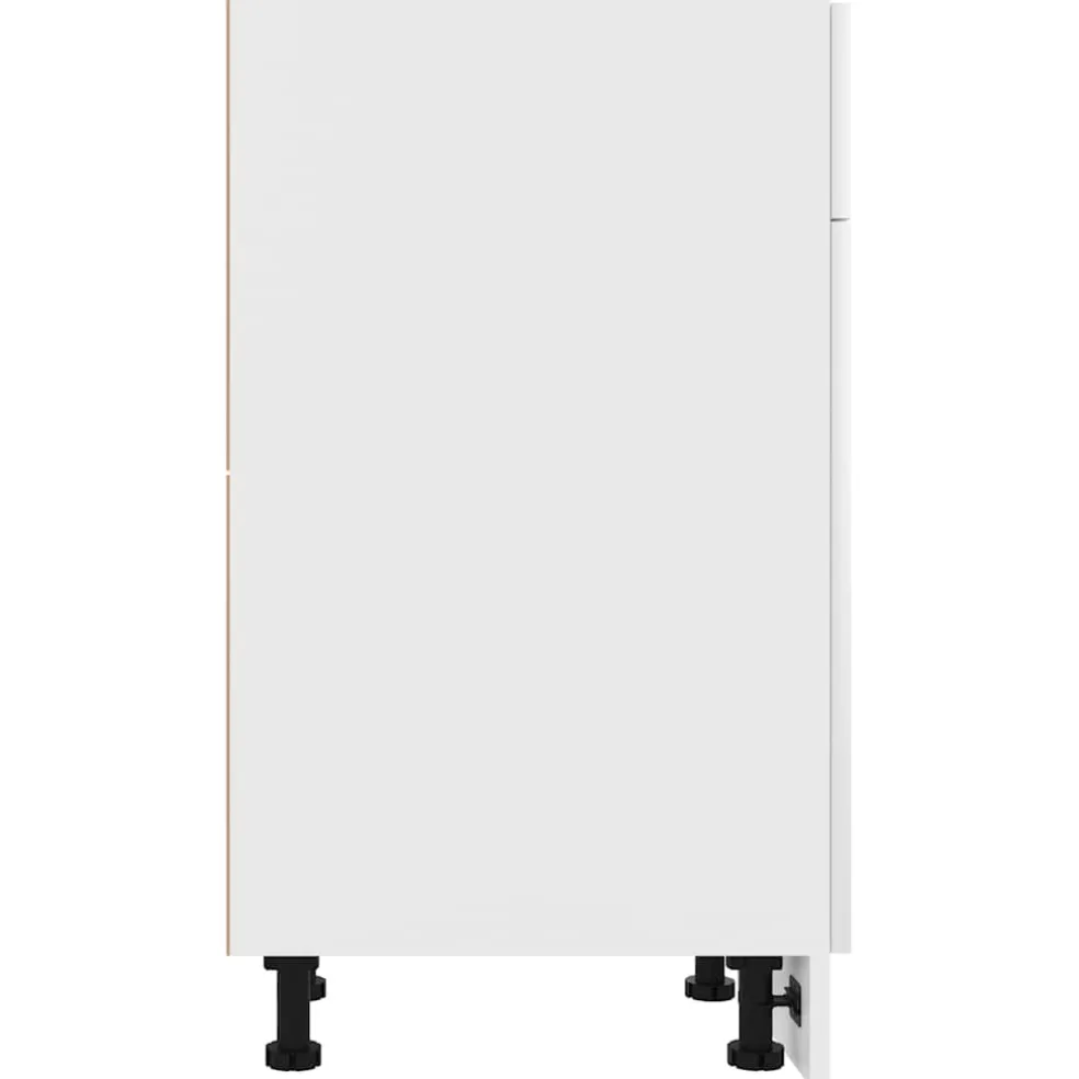 vidaXL Onderkast met lade Lyon 40x46x81,5 cm bewerkt hout wit