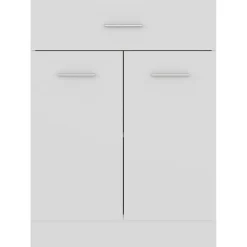 vidaXL Onderkast met lade Lyon 60x46x81,5 cm bewerkt hout wit