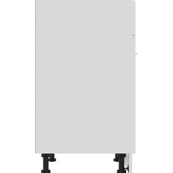 vidaXL Onderkast met lade Lyon 60x46x81,5 cm bewerkt hout wit