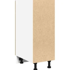 vidaXL Onderkast met lade Lyon 30x46x81,5 cm bewerkt hout artisanaal eiken