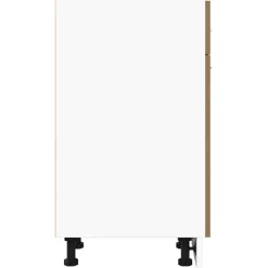 vidaXL Onderkast met lade Lyon 30x46x81,5 cm bewerkt hout artisanaal eiken