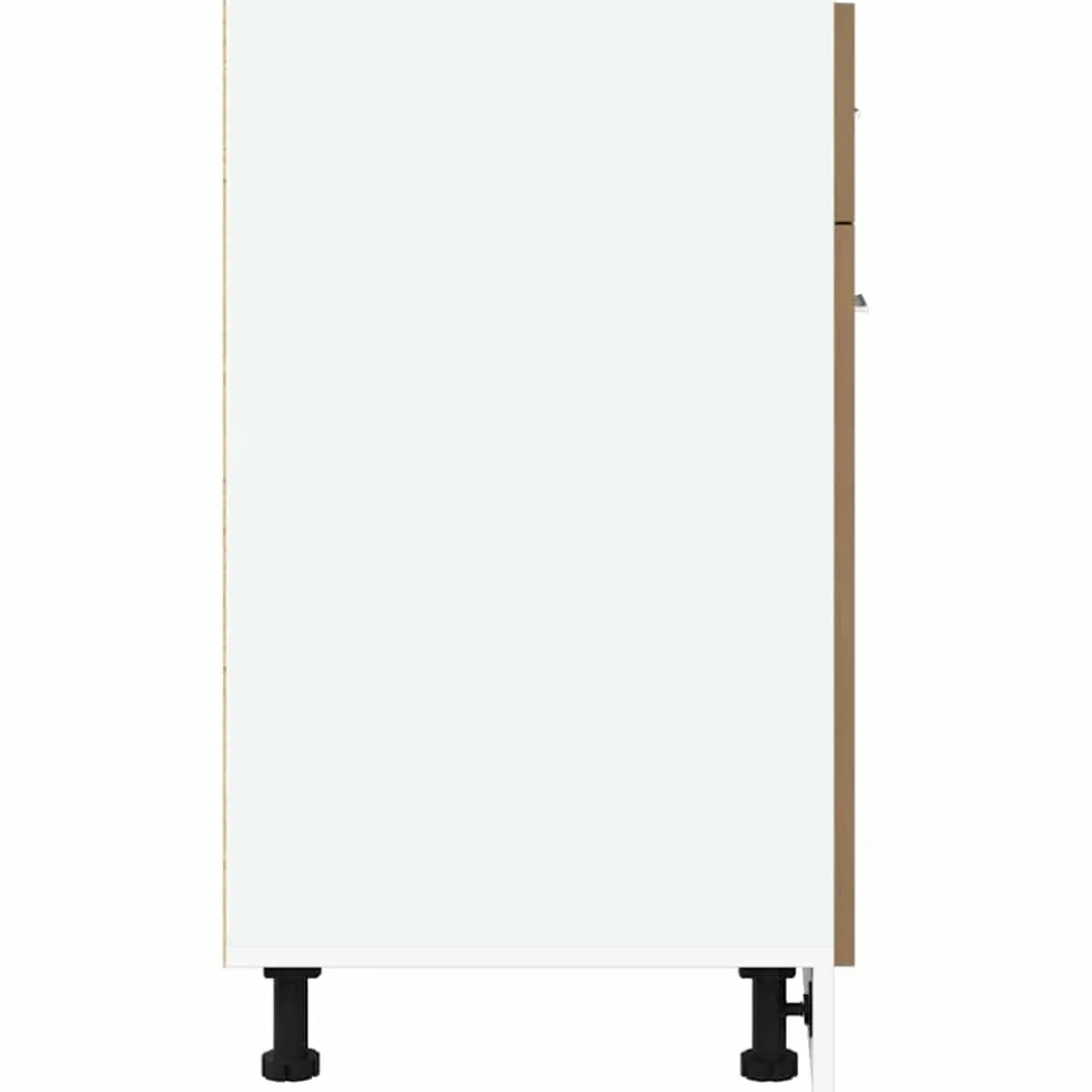vidaXL Onderkast met lade Lyon 60x46x81,5 cm bewerkt hout artisanaal eiken