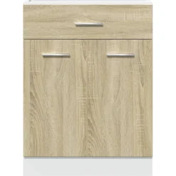 vidaXL Onderkast met lade Lyon 60x46x81,5 cm sonoma eikenkleurig