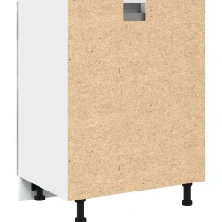 vidaXL Onderkast met lade Lyon 60x46x81,5 cm bewerkt hout betongrijs