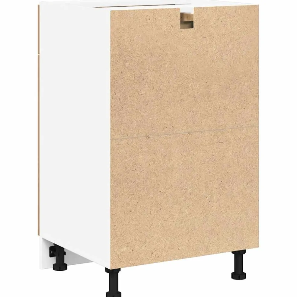 vidaXL Onderkast met lade Lyon 40x46x81,5 cm bewerkt hout artisanaal eiken
