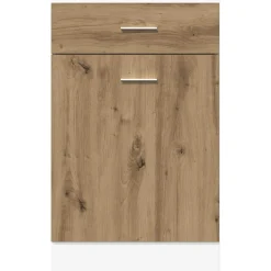 vidaXL Onderkast met lade Lyon 40x46x81,5 cm bewerkt hout artisanaal eiken