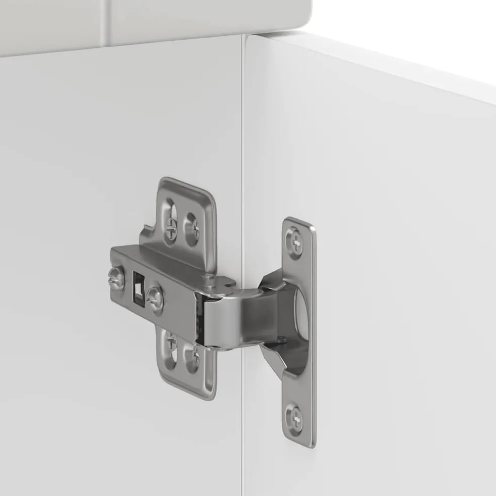 vidaXL Onderkast "Porto" bewerkt hout wit