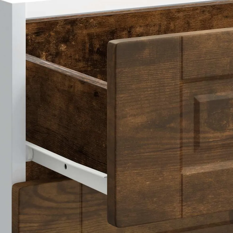 vidaXL Onderkast Porto bewerkt hout gerookt eikenkleurig
