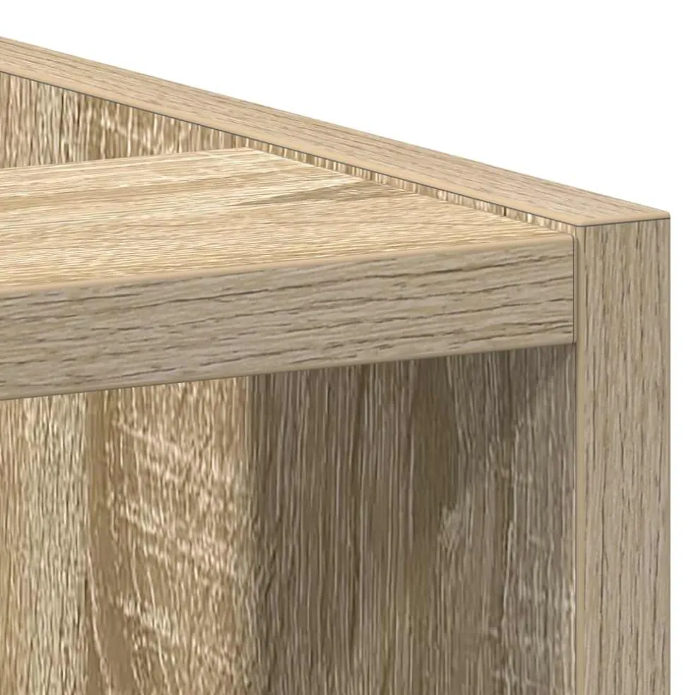 vidaXL Onderkast 20x44,5x81,5 cm bewerkt hout sonoma eikenkleurig