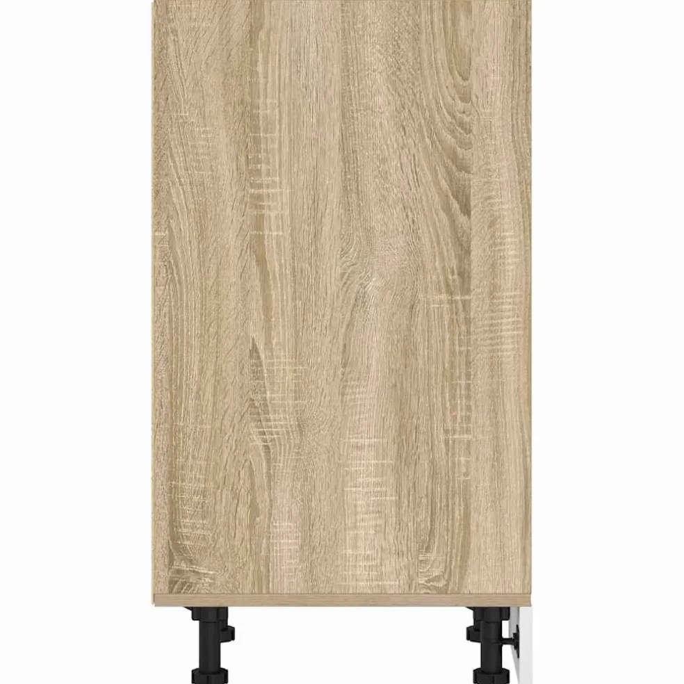 vidaXL Onderkast 20x44,5x81,5 cm bewerkt hout sonoma eikenkleurig