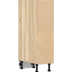 vidaXL Onderkast 20x44,5x81,5 cm bewerkt hout sonoma eikenkleurig