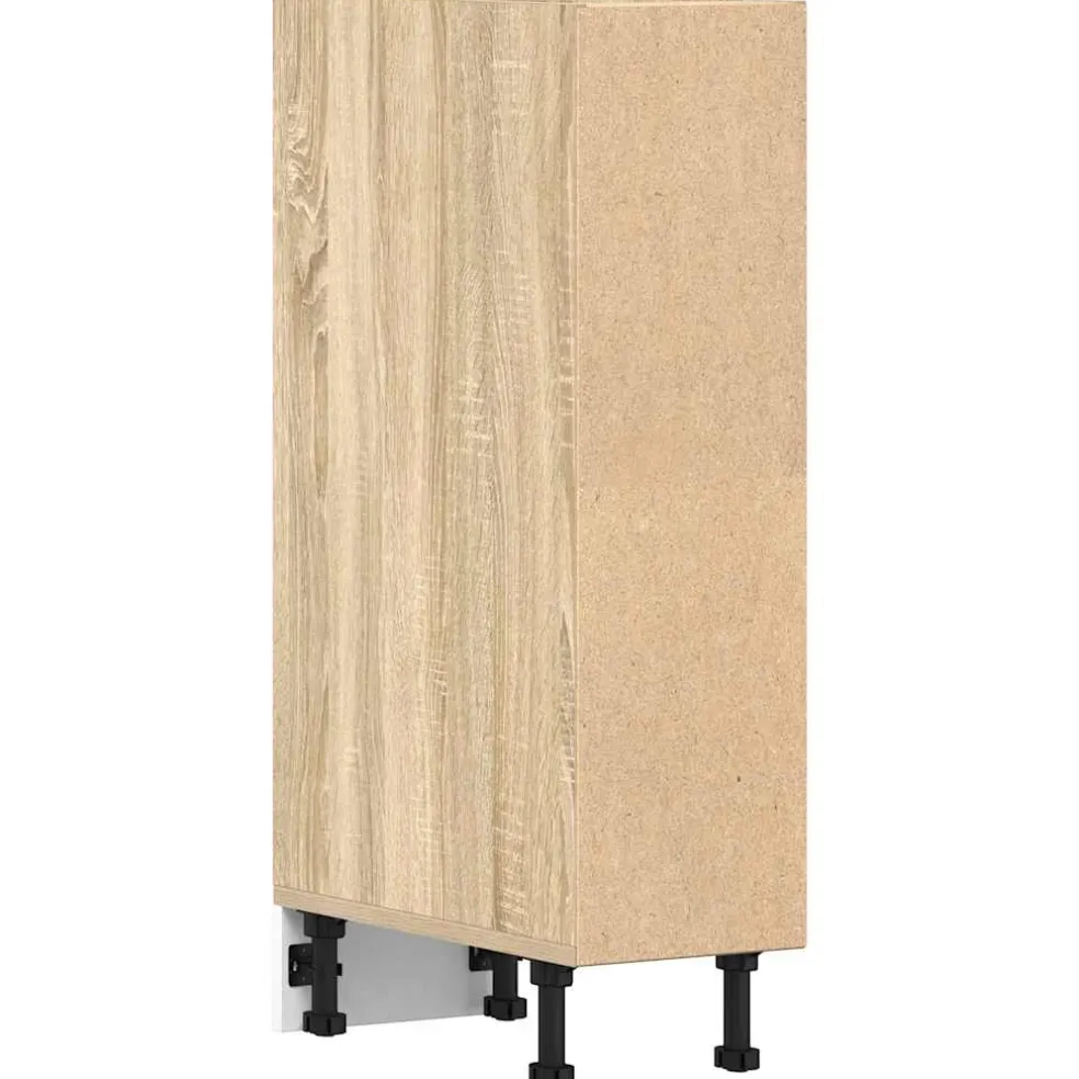 vidaXL Onderkast 20x44,5x81,5 cm bewerkt hout sonoma eikenkleurig
