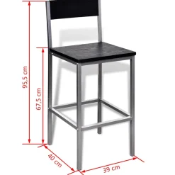 vidaXL Ontbijtbarset