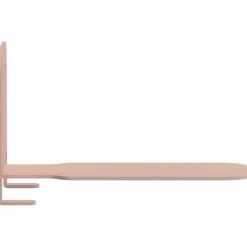 vidaXL Onzichtbare Zwevende Plank 4 st Roze 6 x 11 x 6,5 cm