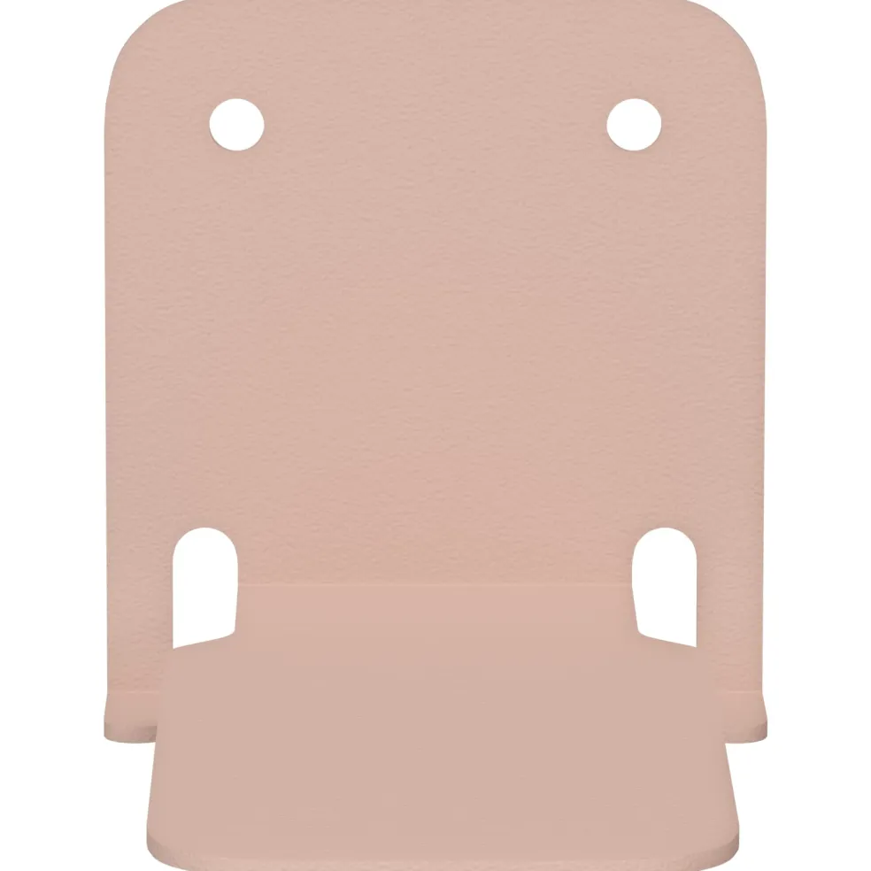 vidaXL Onzichtbare Zwevende Plank 4 st Roze 6 x 11 x 6,5 cm