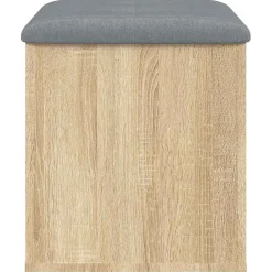 vidaXL Opbergbank Sonoma Eiken 42x42x45 cm Bewerkt Hout
