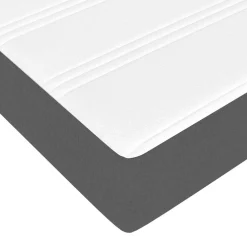 vidaXL Opbergbed met matras Donkergrijs 90 x 190 cm Polyester