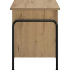 vidaXL Opbergbox Artisanaal eiken 80 x 40 x 49,5 cm Bewerkt hout