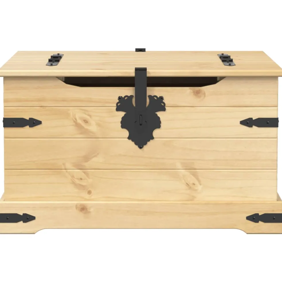 vidaXL Opbergbox Corona 78x78x45 cm massief grenenhout