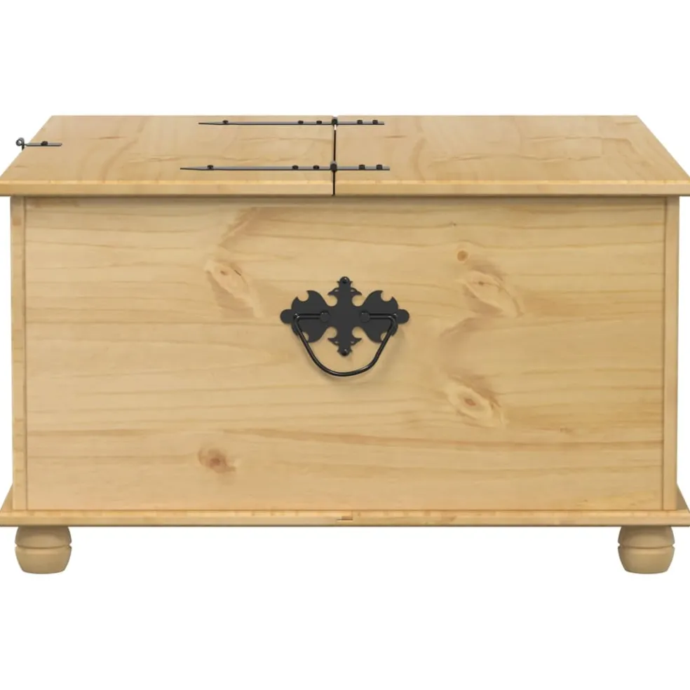 vidaXL Opbergbox Corona 90x78x45 cm massief grenenhout