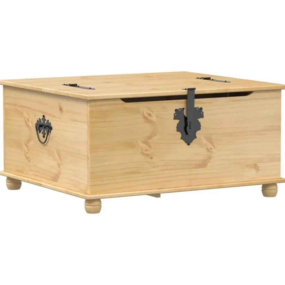 vidaXL Opbergbox Corona 90x78x45 cm massief grenenhout